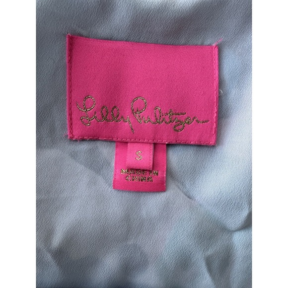 Lilly Pulitzer Jackie Silk Shift Mini Dress Sugar‎ Mambo Hawaiian Hibiscus Small - Picture 5 of 6